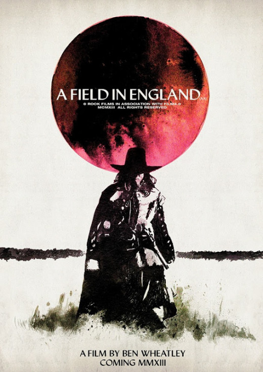 Promotional poster for "A Field In England"