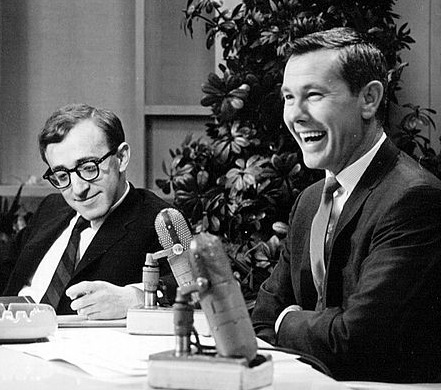 Johnny Carson and guest Woody Allen, 1964