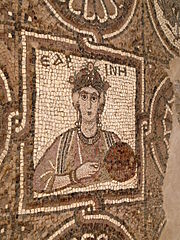 Picture of A Woman in Byzantine Church, Petra