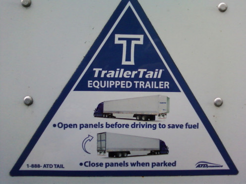 Easy to read directions on the side of each trailer.