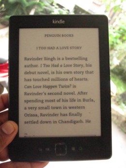 My Kindle e-Reader (basic model)