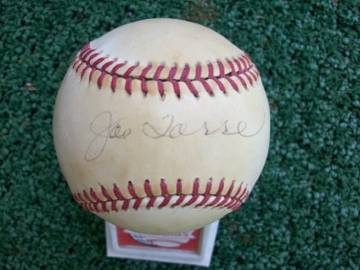 My personal baseball signed by Joe Torre while manager of the St. Louis Cardinals