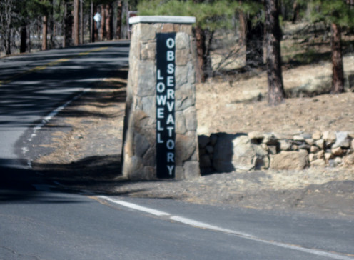 Entrance To Lowell Observatory