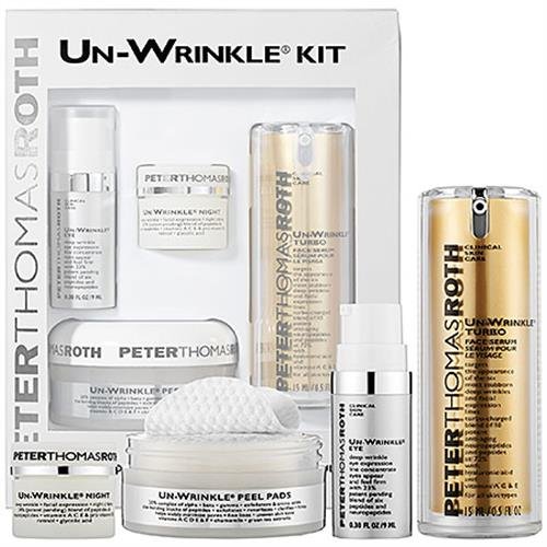 Un-Wrinkle TurboTM Face Serum 0.5oz / 15ml Un-Wrinkle Night 0.3oz Un-Wrinkle Eye 0.3oz / 9ml Un-Wrinkle Peel Pads 20 pads