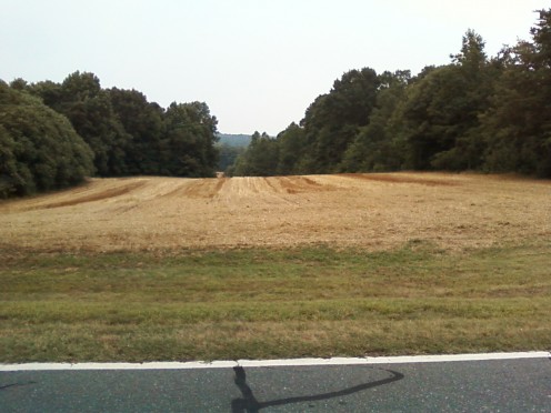 A short time later once the grain was harvested from the wheat plants, the remaining loose wheat stalks were bailed into square bails of hay leaving absolutely no trace what so ever of the original crop circle.