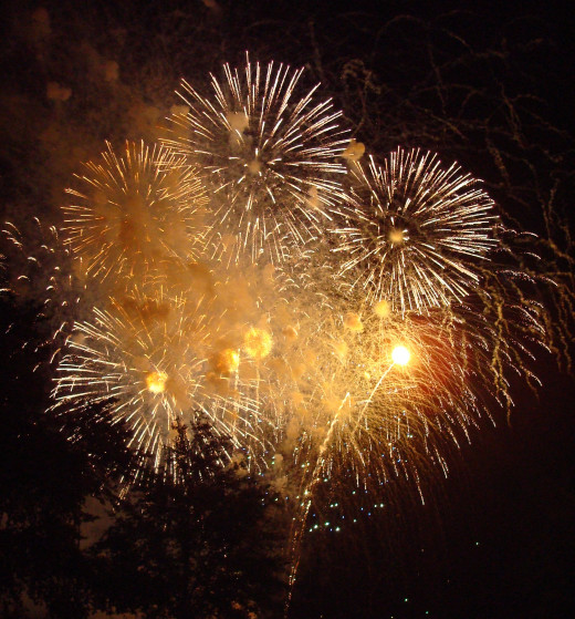 Fireworks highlighting our freedom