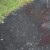 Rain pounding the pavement. Rain pounding the pavement.