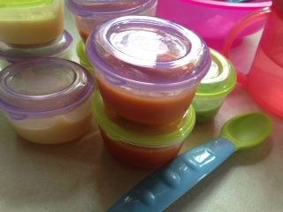 Batches of baby food