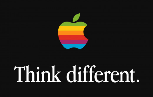 This ad was part of Apple's campaign, "Think Different" back in 1997. It was created by the Los Angeles office of advertising agency TBWA\Chiat\Day.