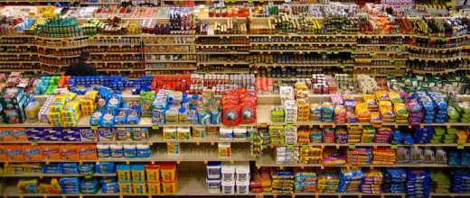 A general view of retail store