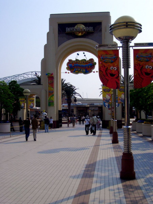 Universal Studios Entrance Osaka Japan