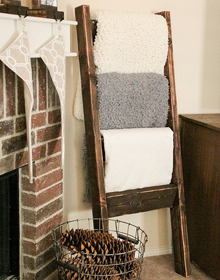 See How To Make A Wood Pallet Towel Ladder By Going The Home Dzine Site For Tutorial See How To Make A Wood Pallet Towel Ladder By Going The Home Dzine Site For Tutorial
