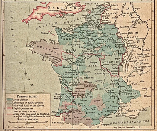 France in 1453
