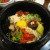 A colorful and flavorful mix of ingredients for a bowl of bibimbap. Yummy! A colorful and flavorful mix of ingredients for a bowl of bibimbap. Yummy!