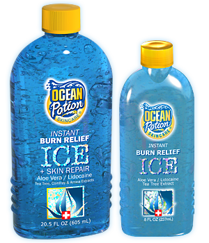 Ocean Potion Burn Relief Ice Gel