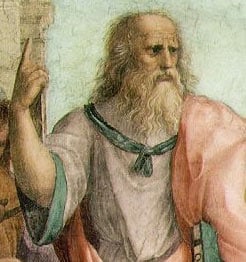Image of Plato from the 'School of Athens' Fresco, Raphael, 1509