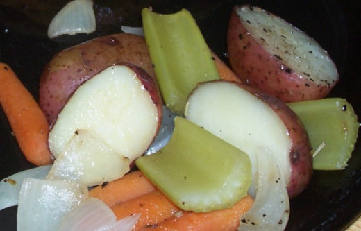 The start of a great boiled dinner
