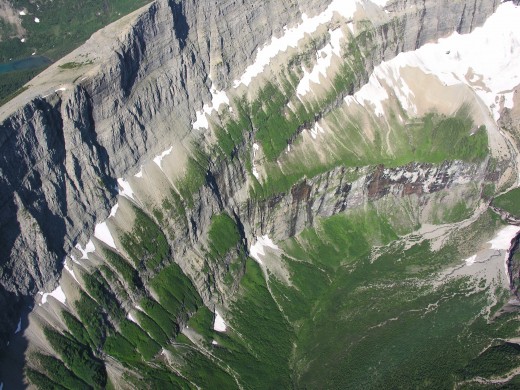 A ridge and valley.