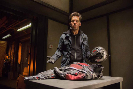 Scott Lang with the Ant Man Costume