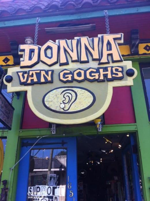 Donna Van  Goghs Artist Market in Atlanta, Georgia.