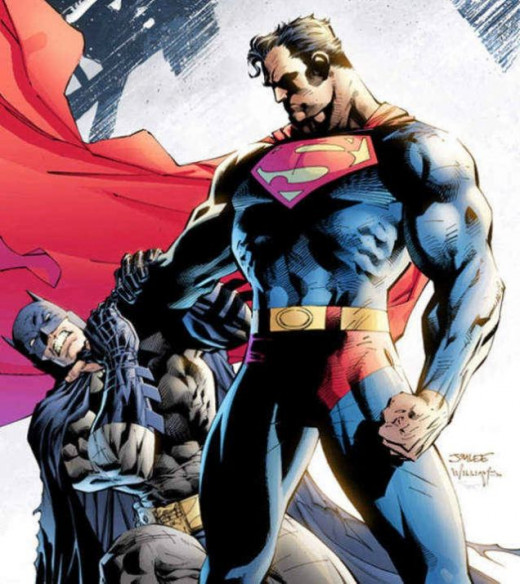 Maxwell Lord controls Superman's mind and he ends up sending Batman to the hospital Maxwell Lord controls Superman's mind and he ends up sending Batman to the hospital