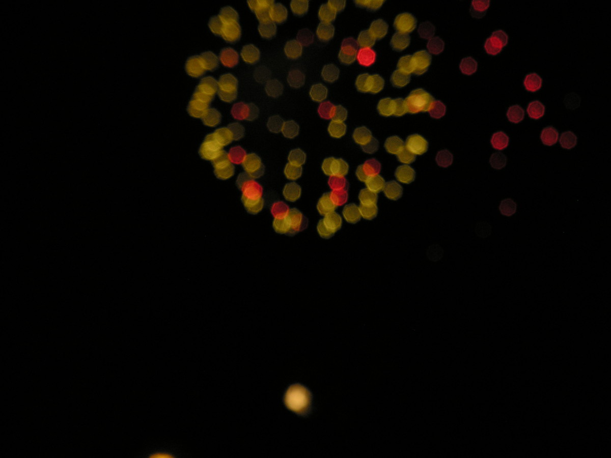 A fireworks display at Ashburn, VA, June 2015.