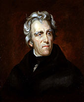 President Andrew Jackson 1767-1845 Painting by Thomas Sully, 1824