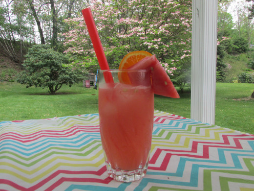 Fresh Watermelon Lemonade