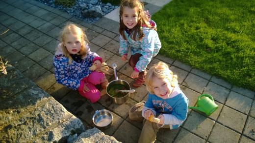 As evident from this photograph, you're never too young to have a passion for cooking.