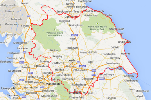 Yorkshire now, the boundaries changed in 1974 after political shenanigins in Whitehall