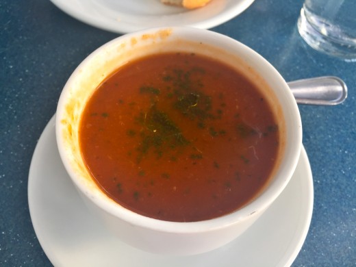 The tomato bisque soup.