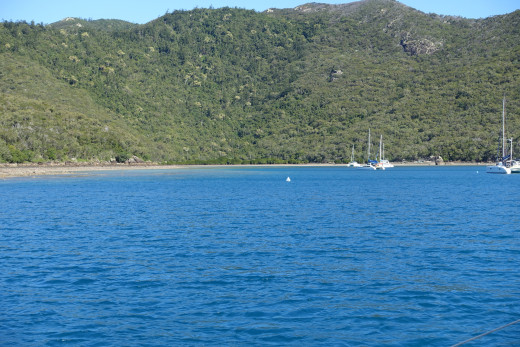View back to Butterfly Bay