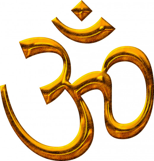 Every Hindu prayer that is said or sung includes the sound of 'Ohm'. The part that looks like a '3' stands for the gods of creation. The part that looks like an 'O' is the silence of god. 