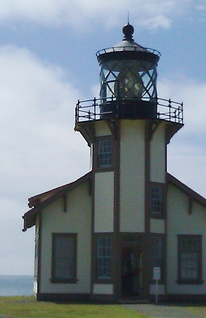 Cabrillo Point Station Lighthouse with its rare, faceted lens