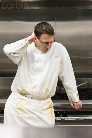 When you notice that the chef's uniform is dirty, can you expect any difference in the restaurant's interior?