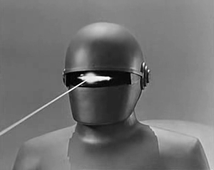 Gort fires its heat ray.