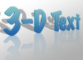 Create a 3-D Text Effect in Photoshop