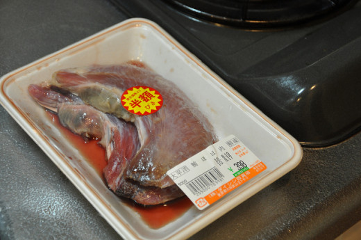 Whale meat in Japanese supermarket