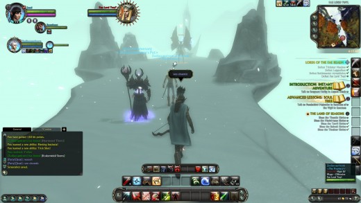 Final boss fight of my first instance.