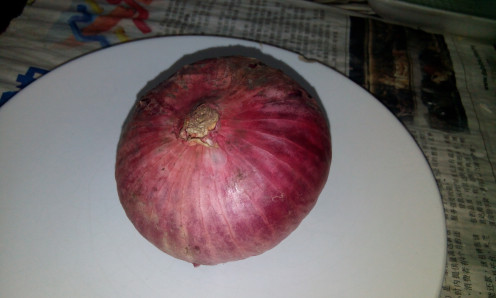 Big red onions are popular in Asian countries