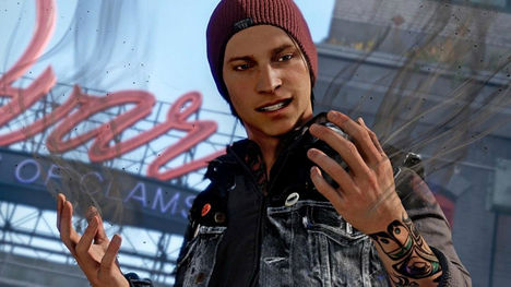 Delsin, with the ability to copy powers