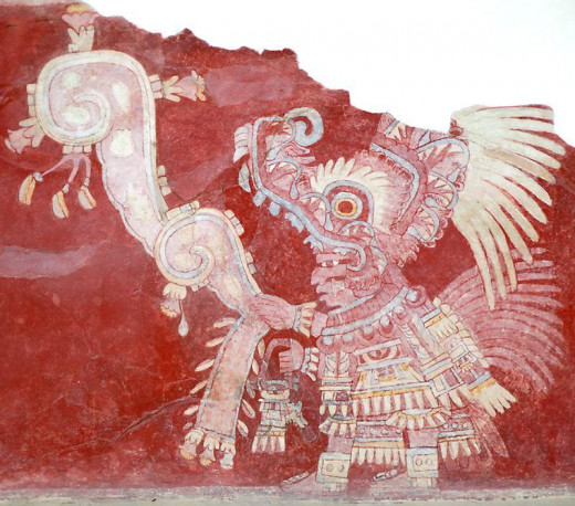 Mural of Ancient God Mural of Ancient God