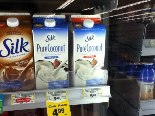 Coconut milk as alternative to cow's milk