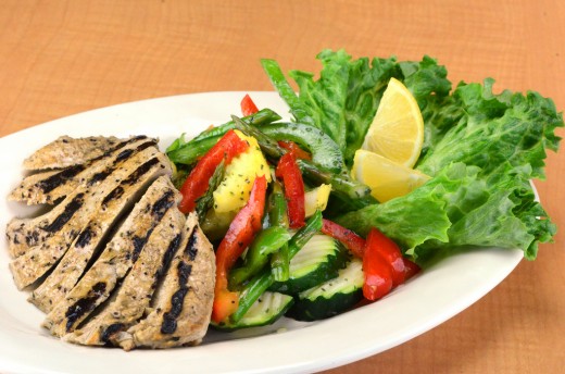 Grilled chicken salad