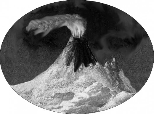 It emerged from the ocean and erupted already in 416 A.D. And blew up again in 535 A.D. And again in May of 1680.