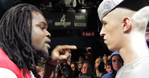 Arsonal (Left) against Shotty Hoorah (Right). 