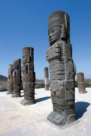 Megalithic Warriors of Tula. Mxico