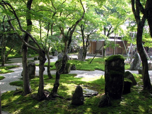 Serene Zen garden