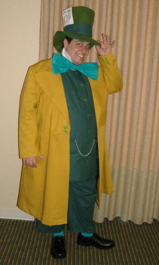 The author as the Mad Hatter