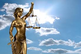 At some point, and with much thought, an artist depicted JUSTICE as a force equipped to mete out punishment, blinded to all favoritism, and balanced for punishment to fit the crime with fairness to all.